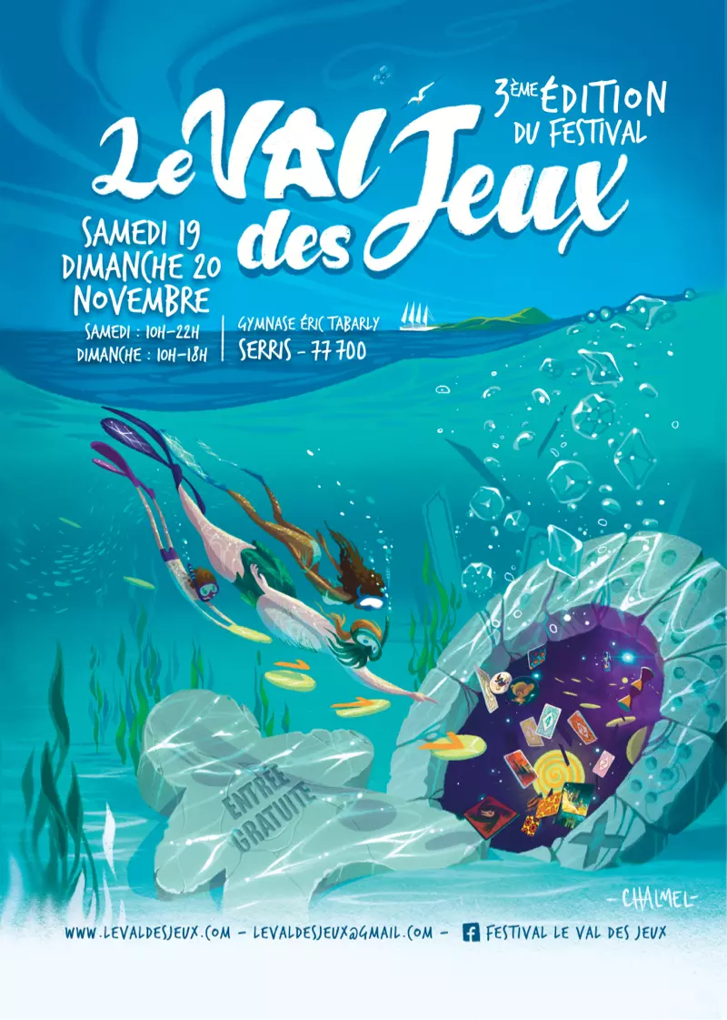Affiche officielle Le Val des Jeux 2022