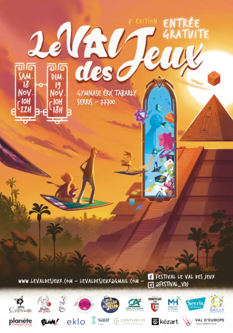 Affiche officielle Le Val des Jeux 2023