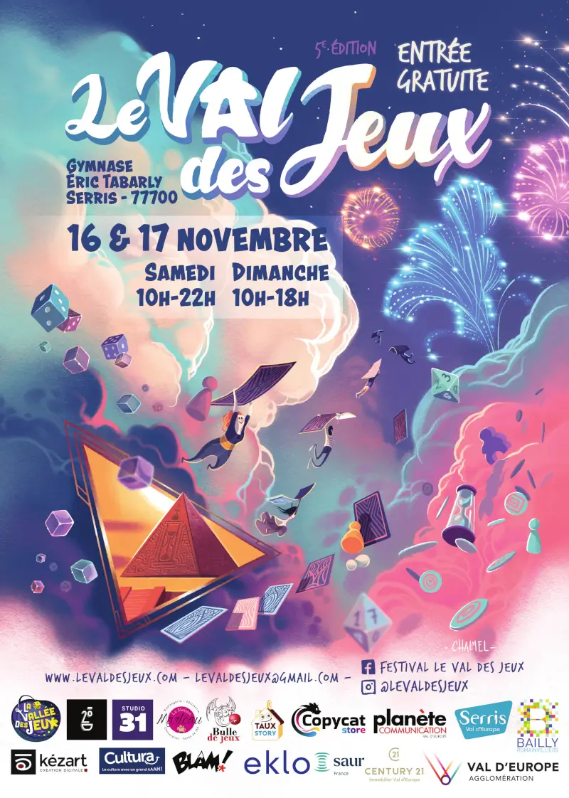Affiche officielle Le Val des Jeux 2024