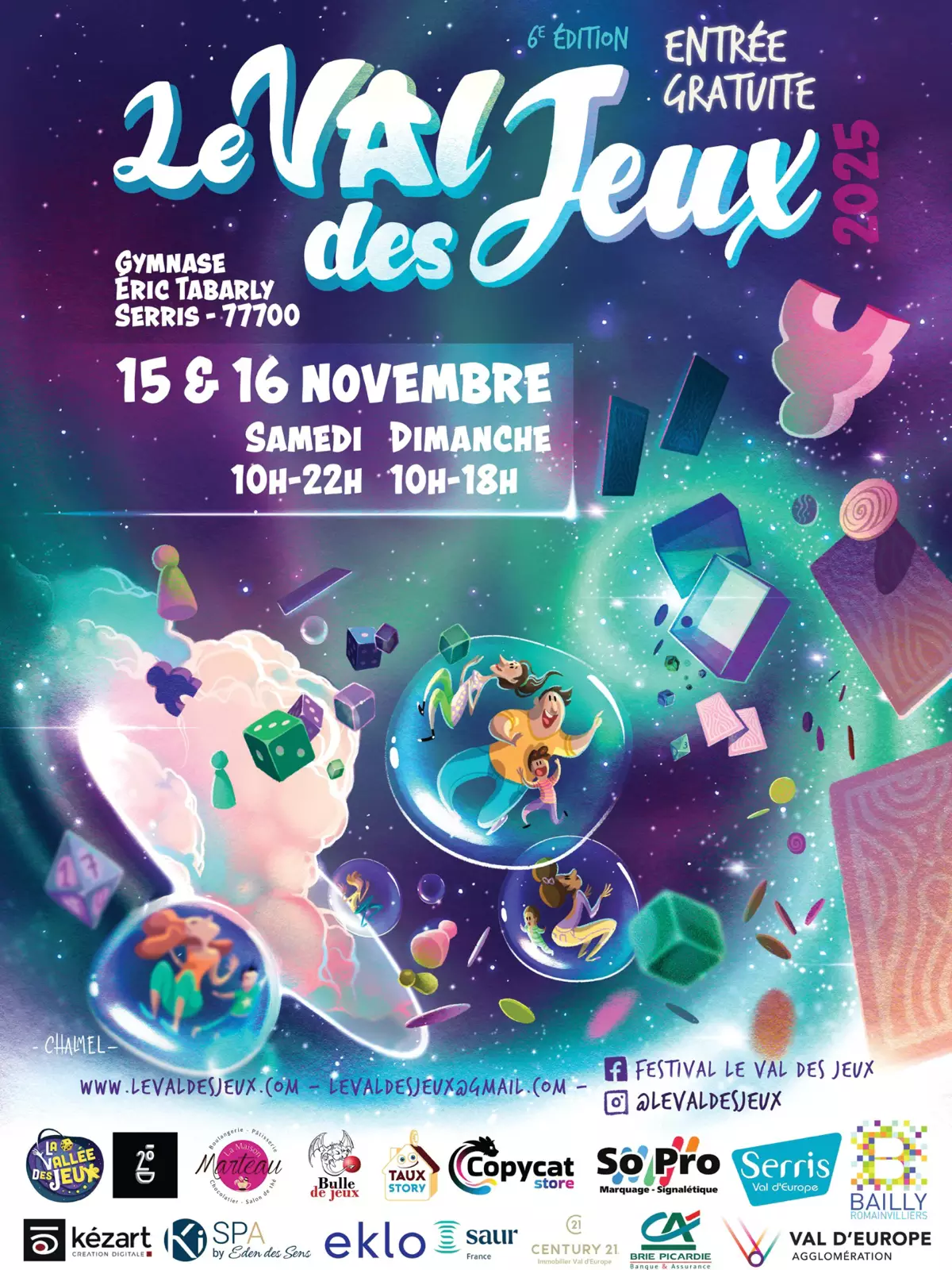 Affiche officielle Le Val des Jeux 2025