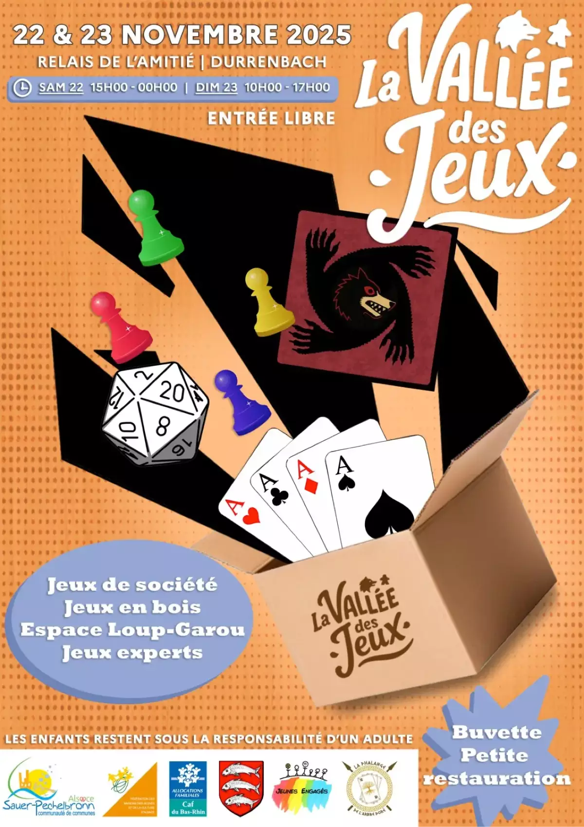 Affiche officielle La Vallée des Jeux 2025