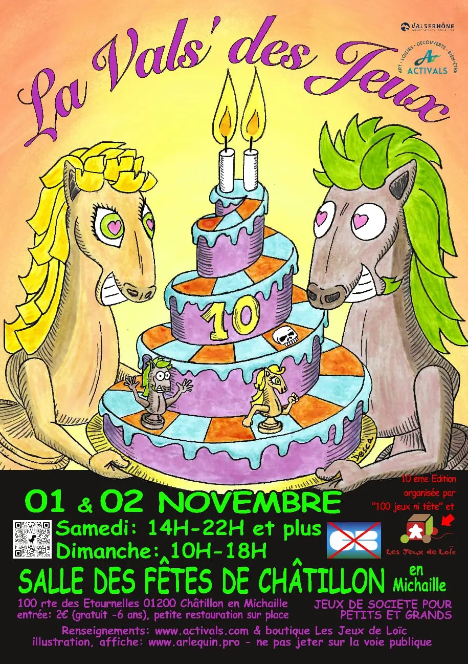 Affiche officielle La vals' des jeux 2025