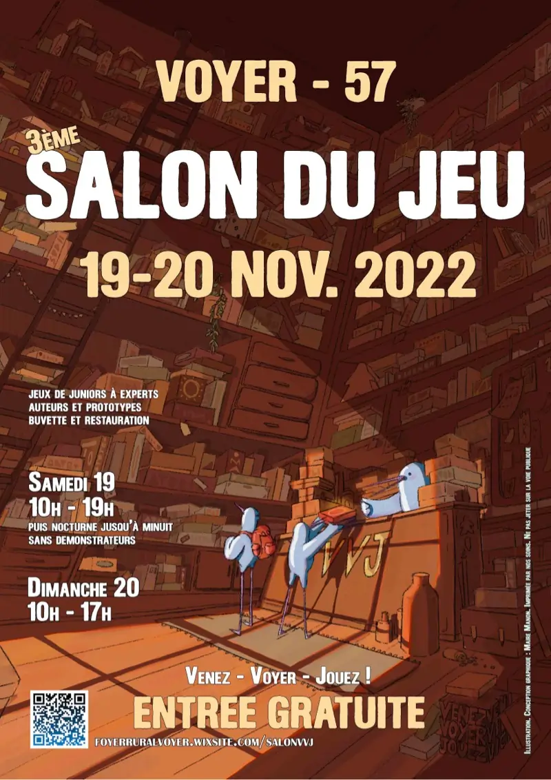 Affiche officielle Venez Voyer Jouez 2022