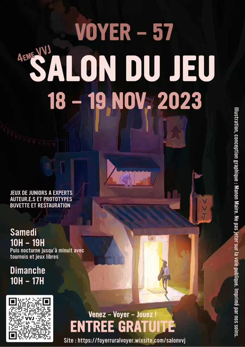 Official poster Venez Voyer Jouez 2023