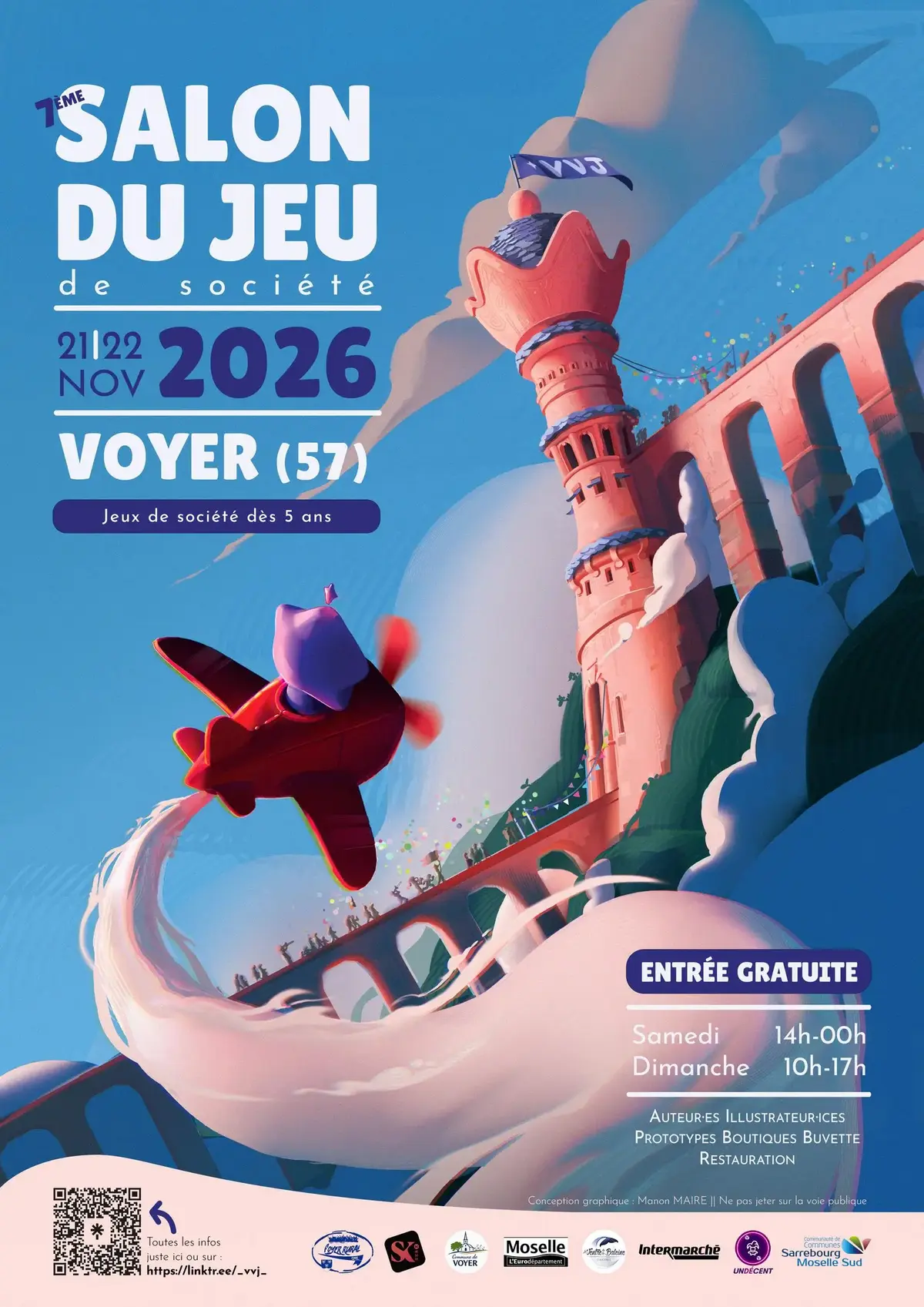 Affiche officielle Venez Voyer Jouez 2026