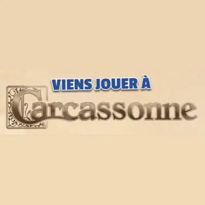 Logo Viens jouer Ã  Carcassonne 2022