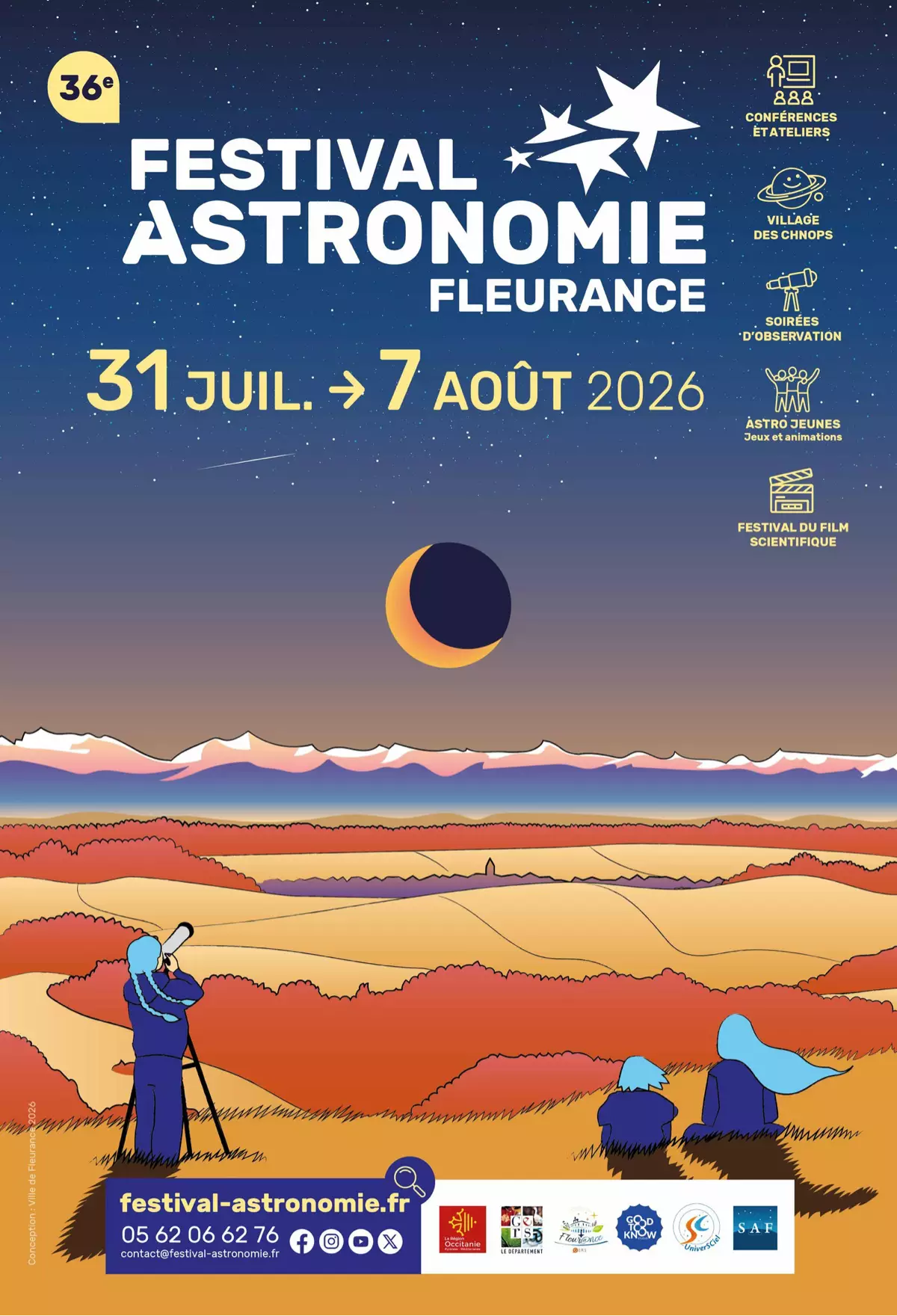 Affiche officielle Village des CHNOPS 2026