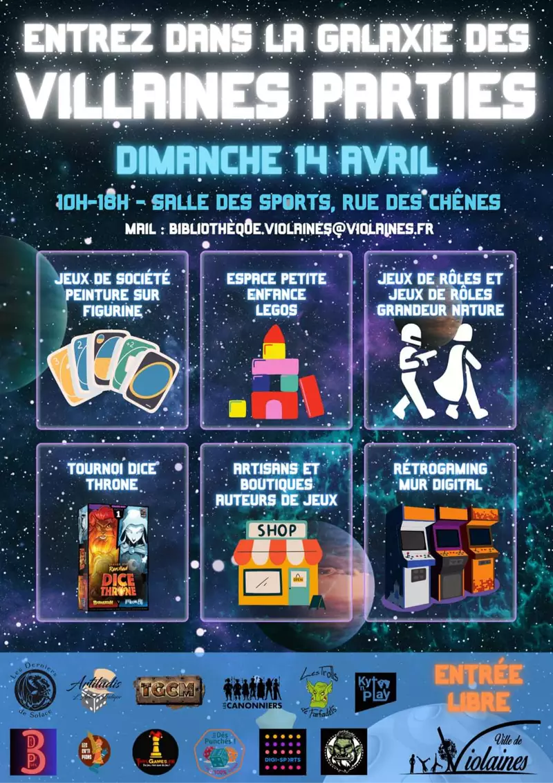 Official poster Les Villaines parties 2024
