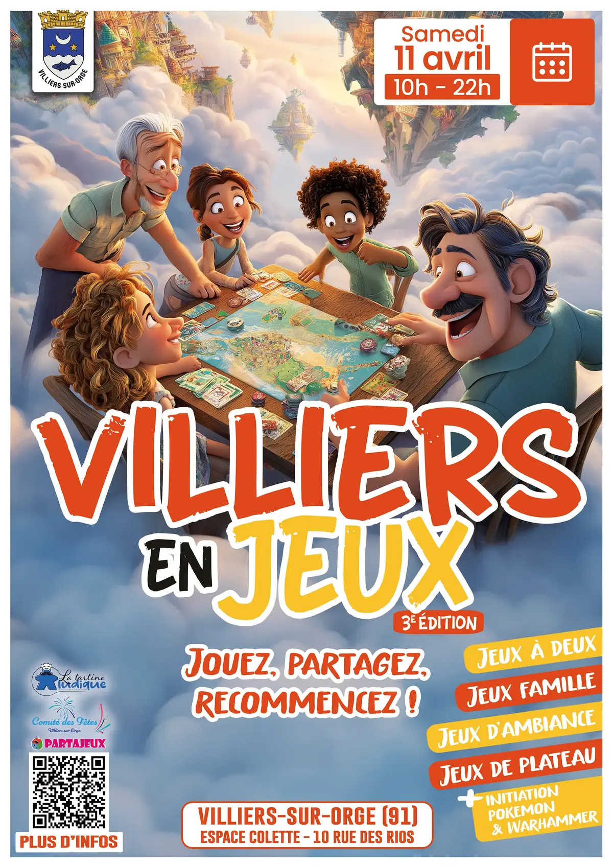 Affiche officielle Villiers en jeux 2026