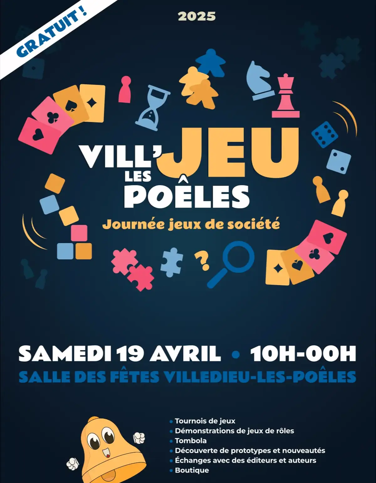 Affiche officielle Vill’Jeu les poêles 2025