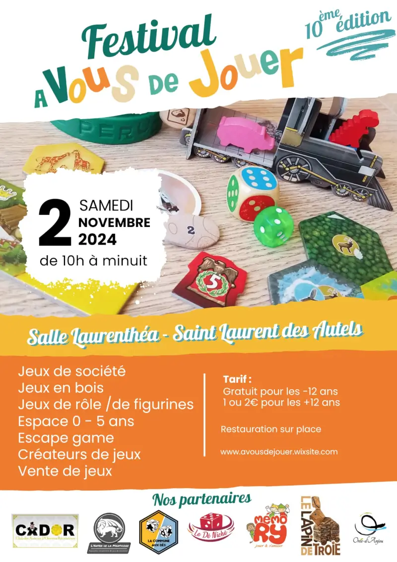 Affiche officielle À vous de jouer ! 2024