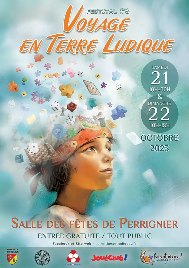 Official poster Voyage en Terre Ludique 2023