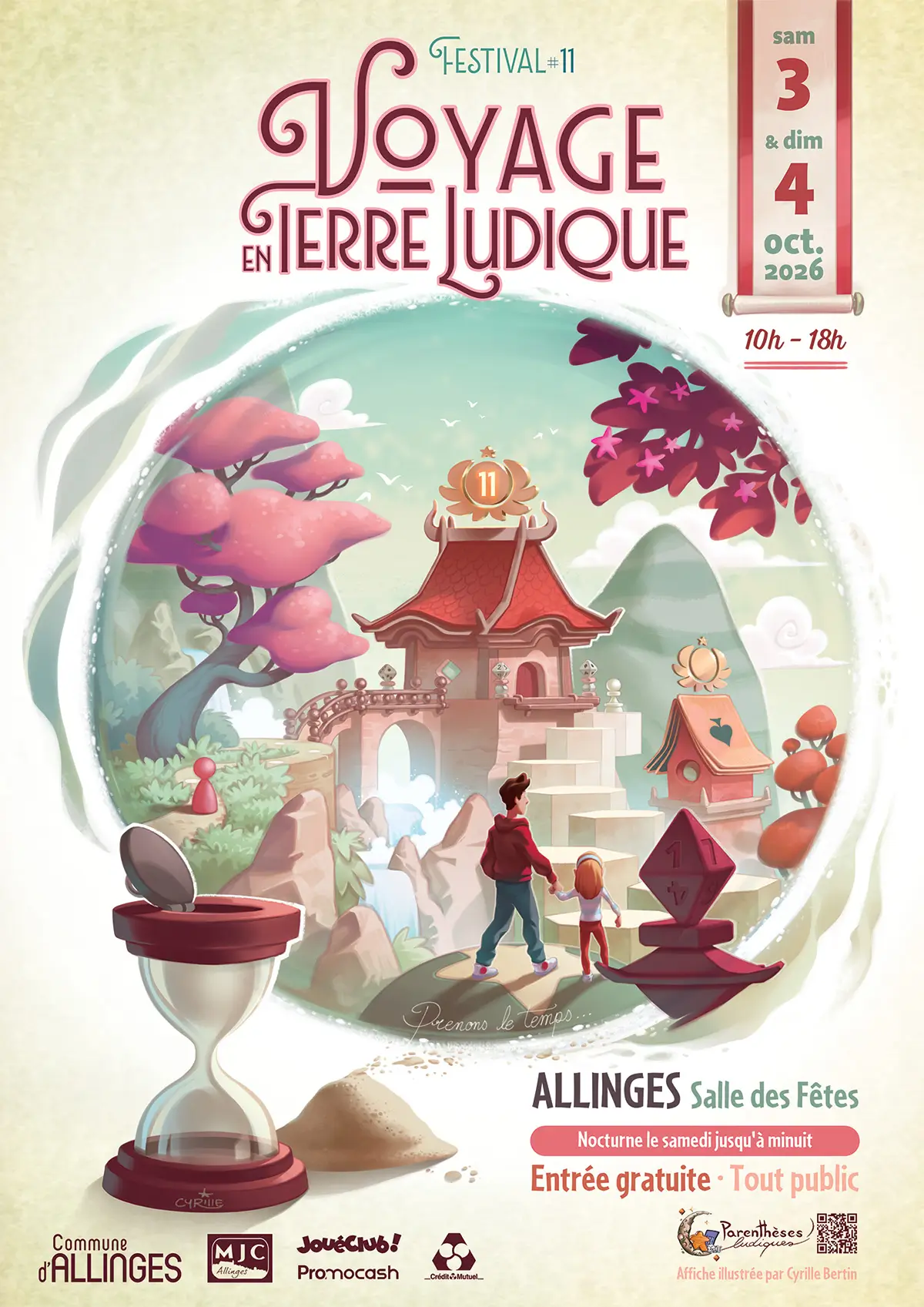 Affiche officielle Voyage en Terre Ludique 2026