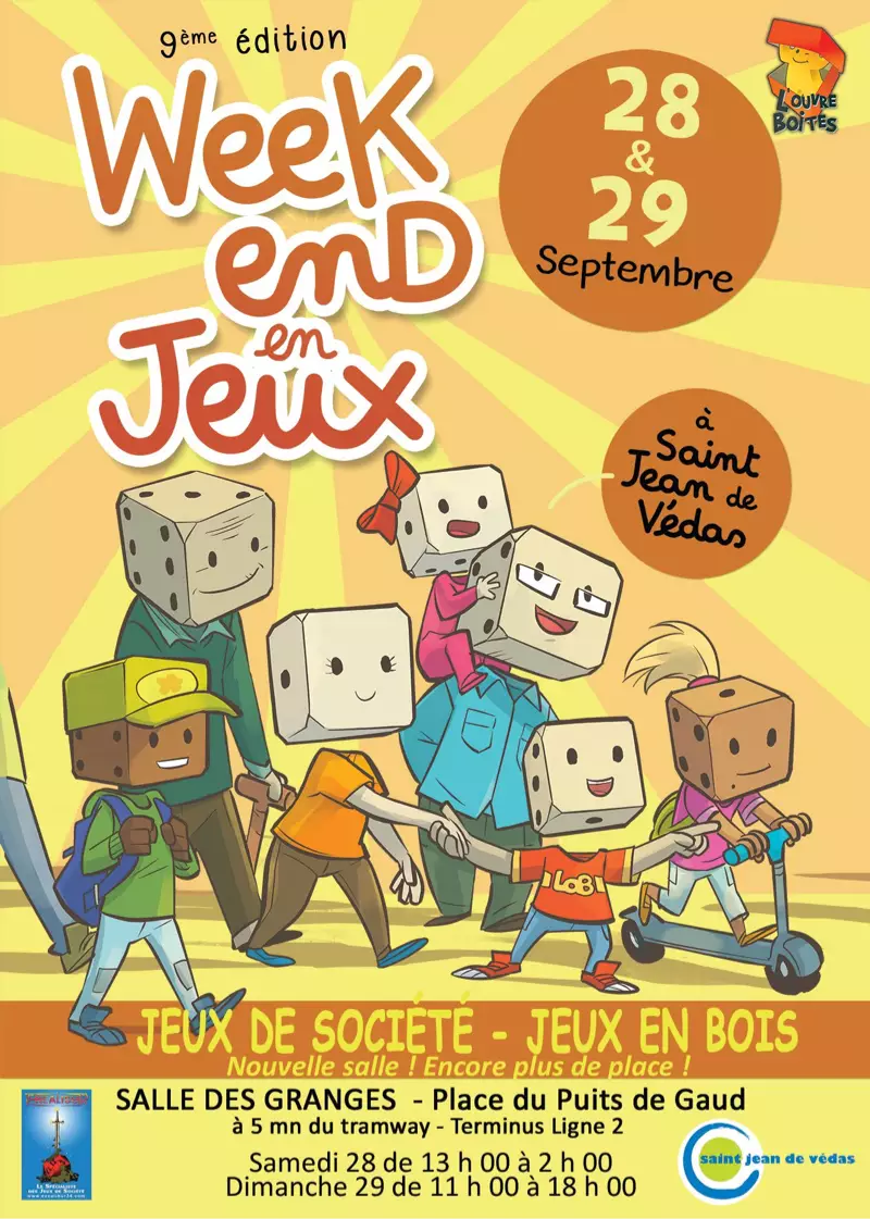 Affiche officielle Week-end en jeux 2019