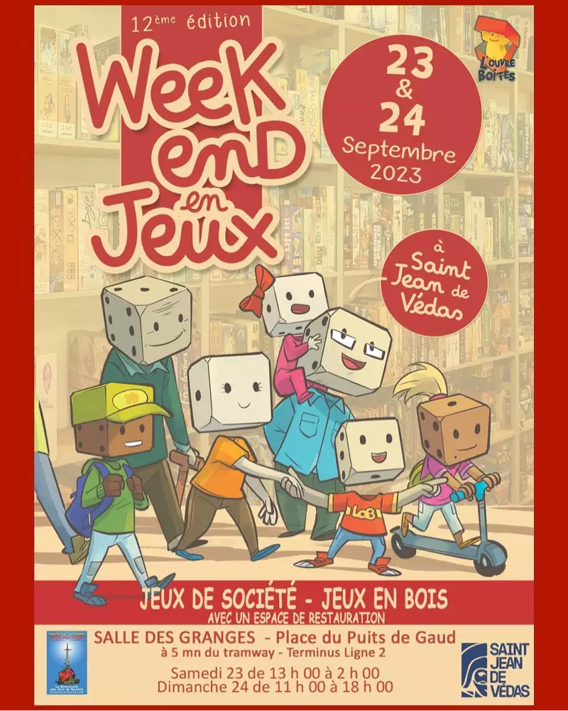 Official poster Week-end en jeux 2023