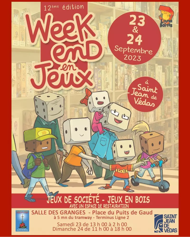Affiche officielle Week-end en jeux 2023