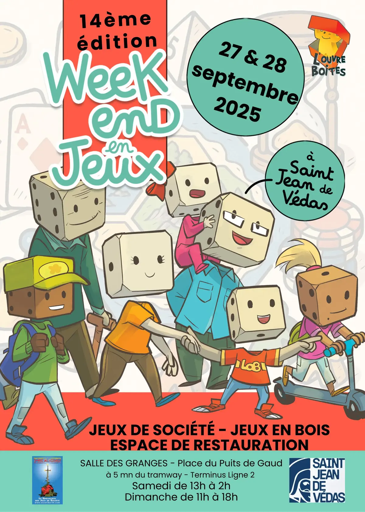 Official poster Week-end en jeux 2025