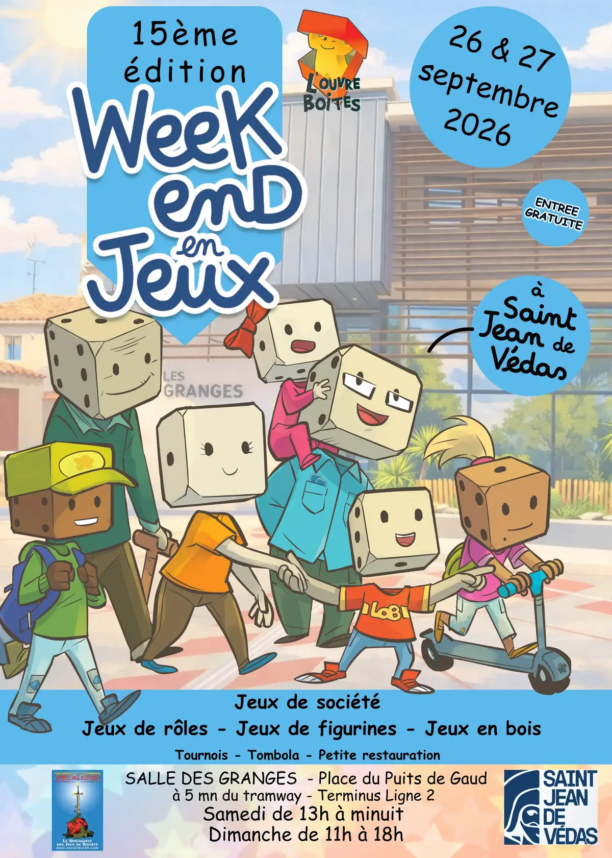 Affiche officielle Week-end en jeux 2026