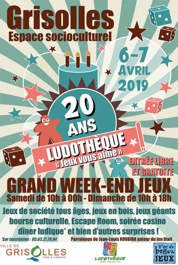 Affiche officielle T'as De Beaux Jeux 2019