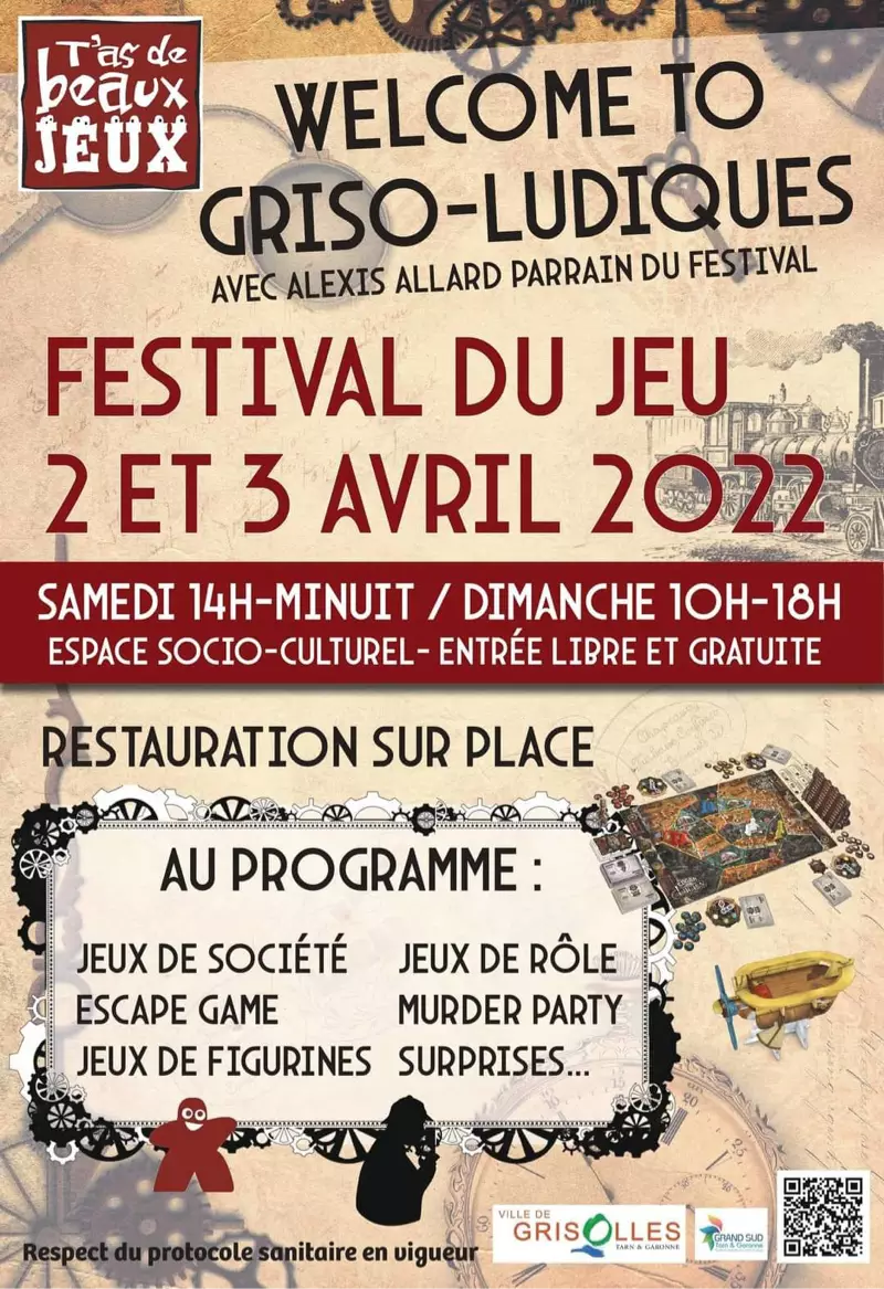 Affiche officielle T'as De Beaux Jeux 2022