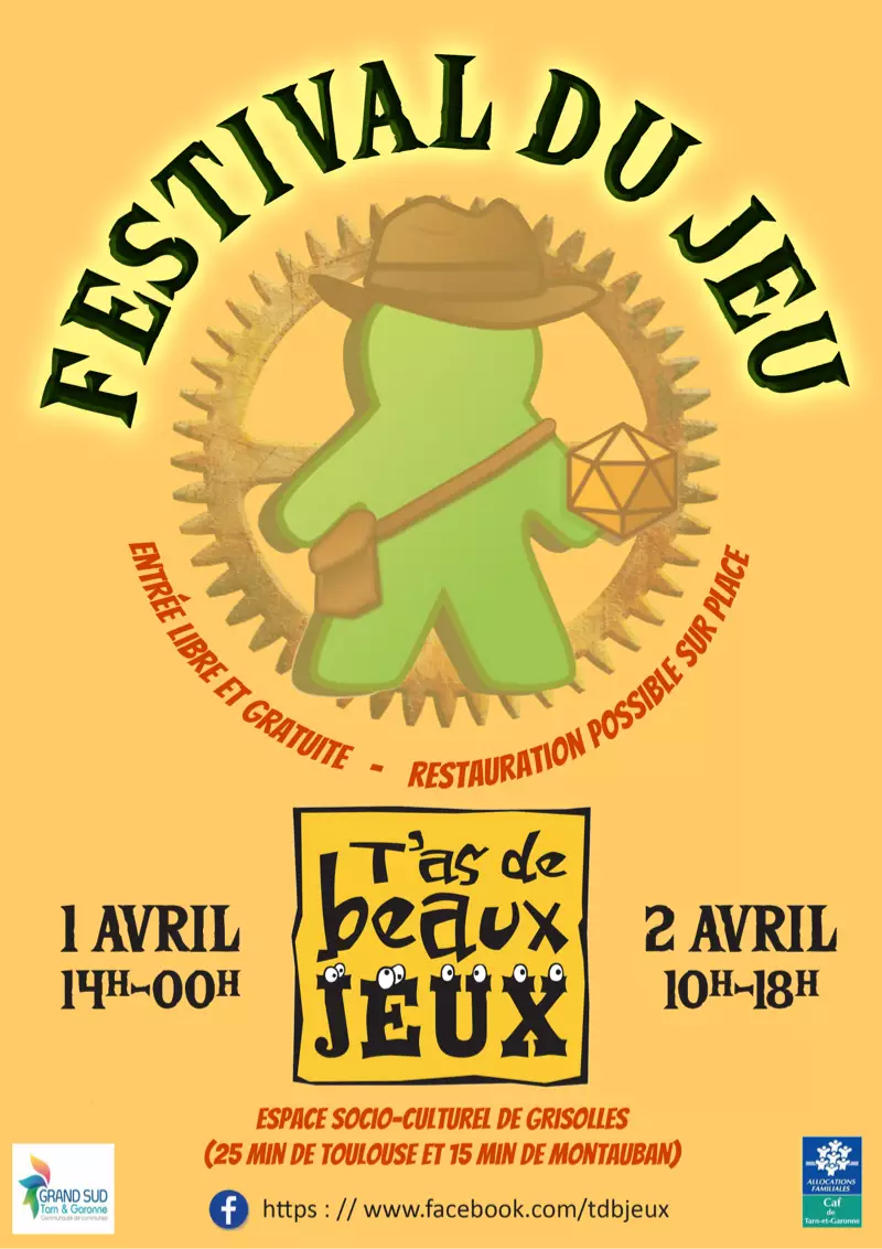 Affiche officielle T'as De Beaux Jeux 2023