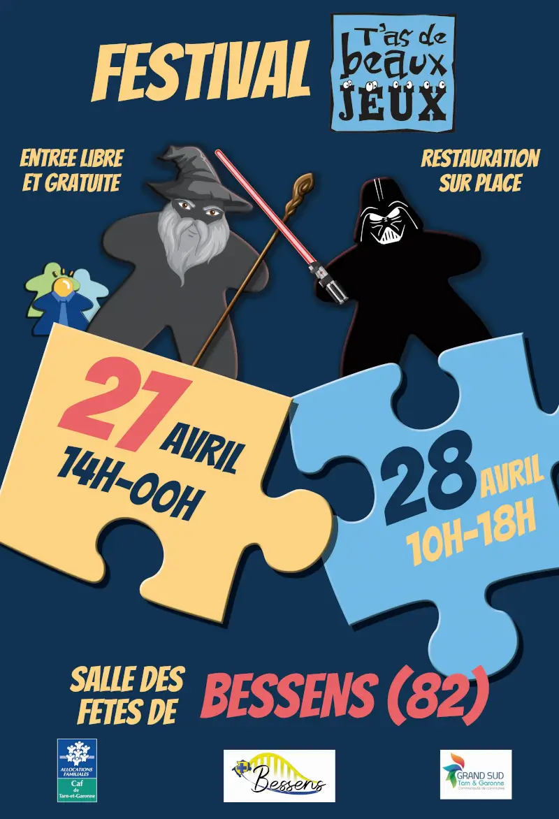 Affiche officielle T'as De Beaux Jeux 2024