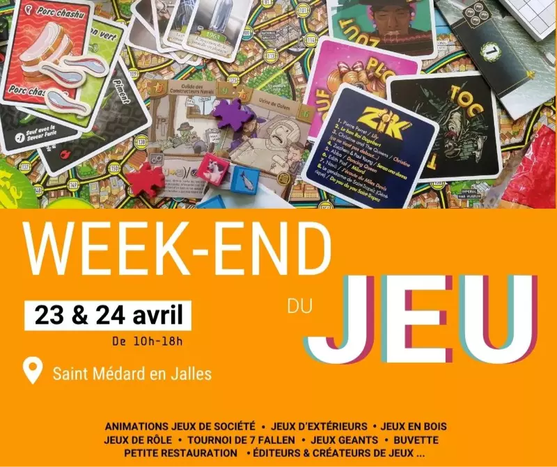 Affiche officielle Week-end du jeu 2022