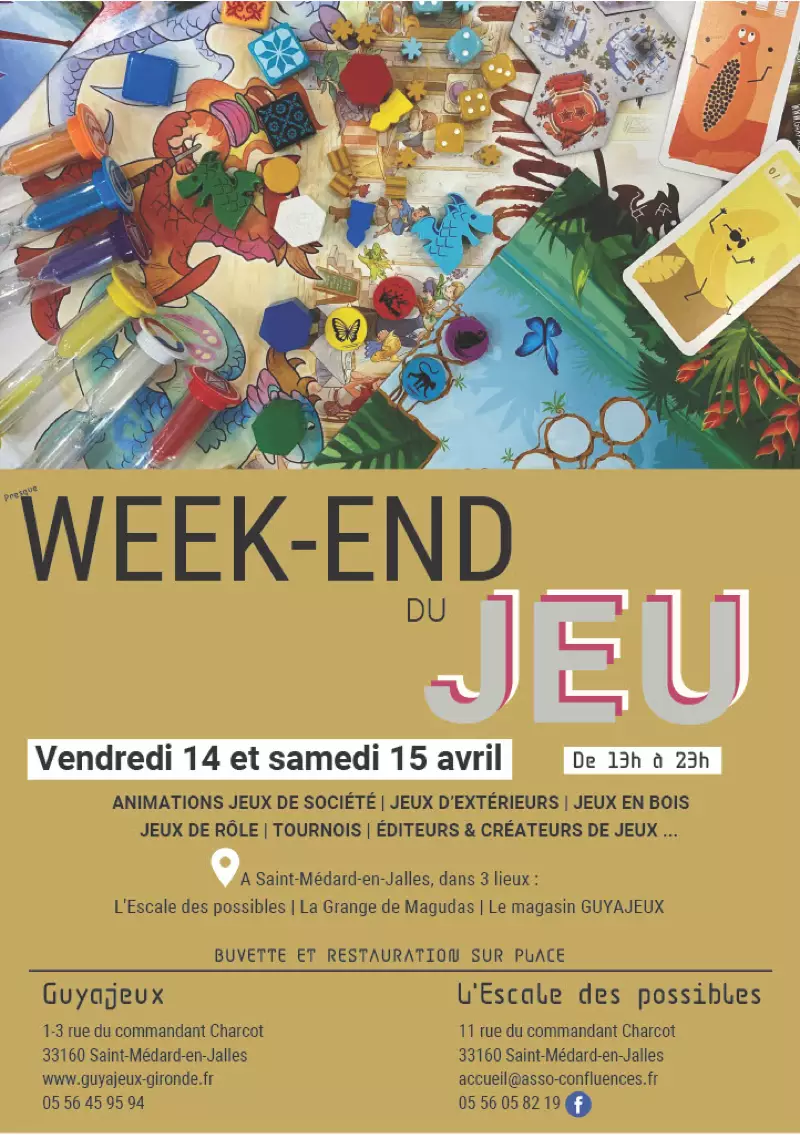 Official poster Week-end du jeu 2023