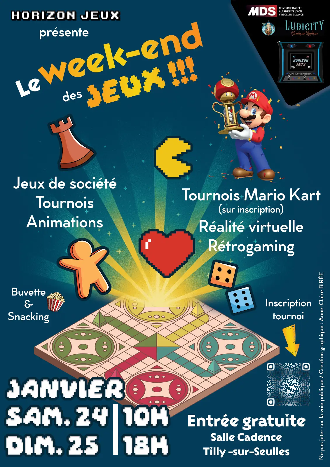 Affiche officielle Le Week-end des Jeux 2026