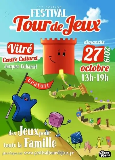 Affiche officielle Tour de Jeux 2019