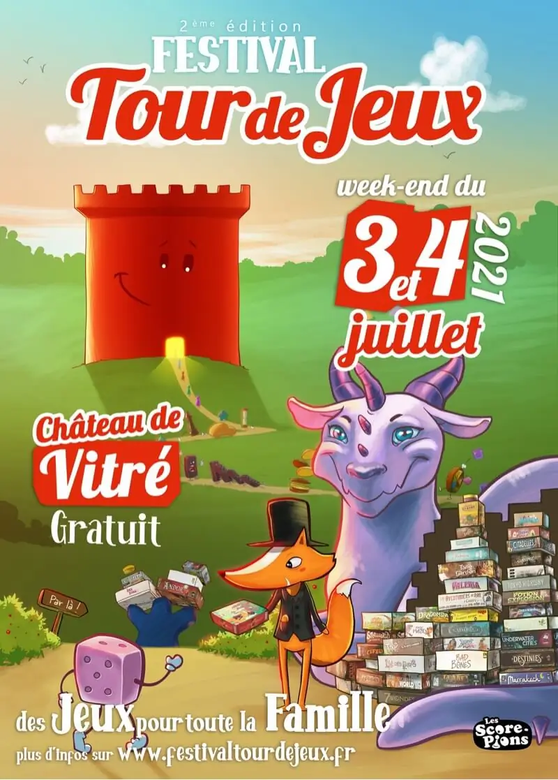 Affiche officielle Tour de Jeux 2021