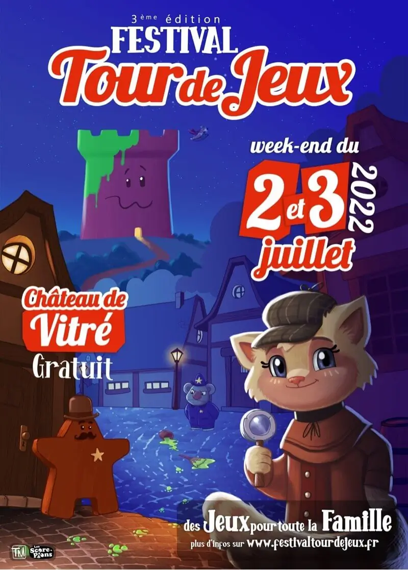 Affiche officielle Tour de Jeux 2022