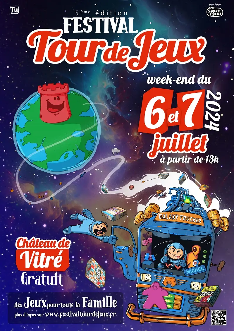 Affiche officielle Tour de Jeux 2024