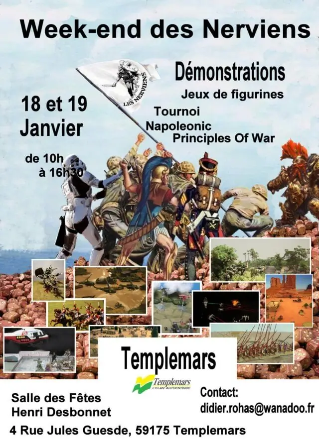 Affiche officielle Week-end des Nerviens 2020