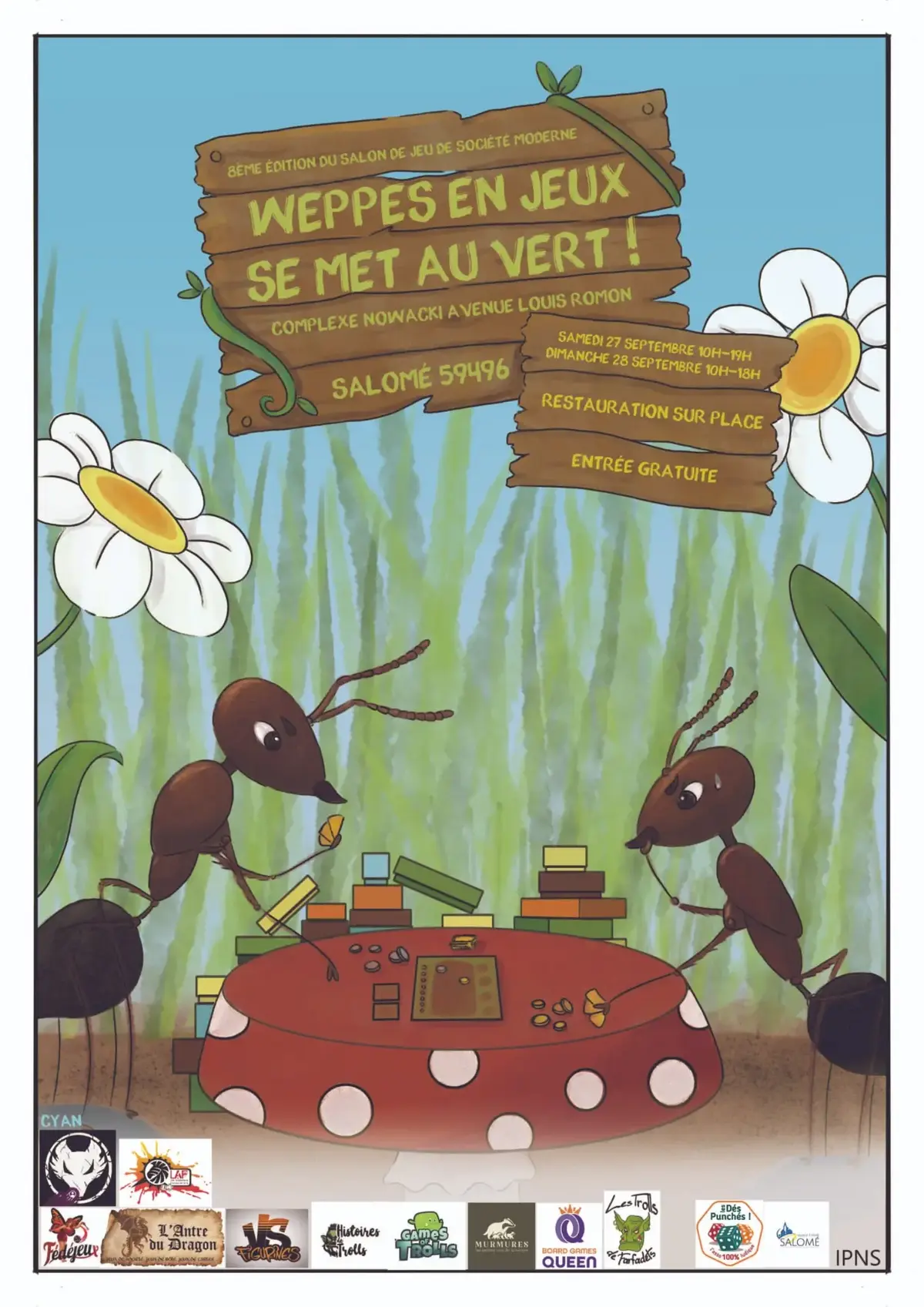 Affiche officielle Weppes en jeux 2025