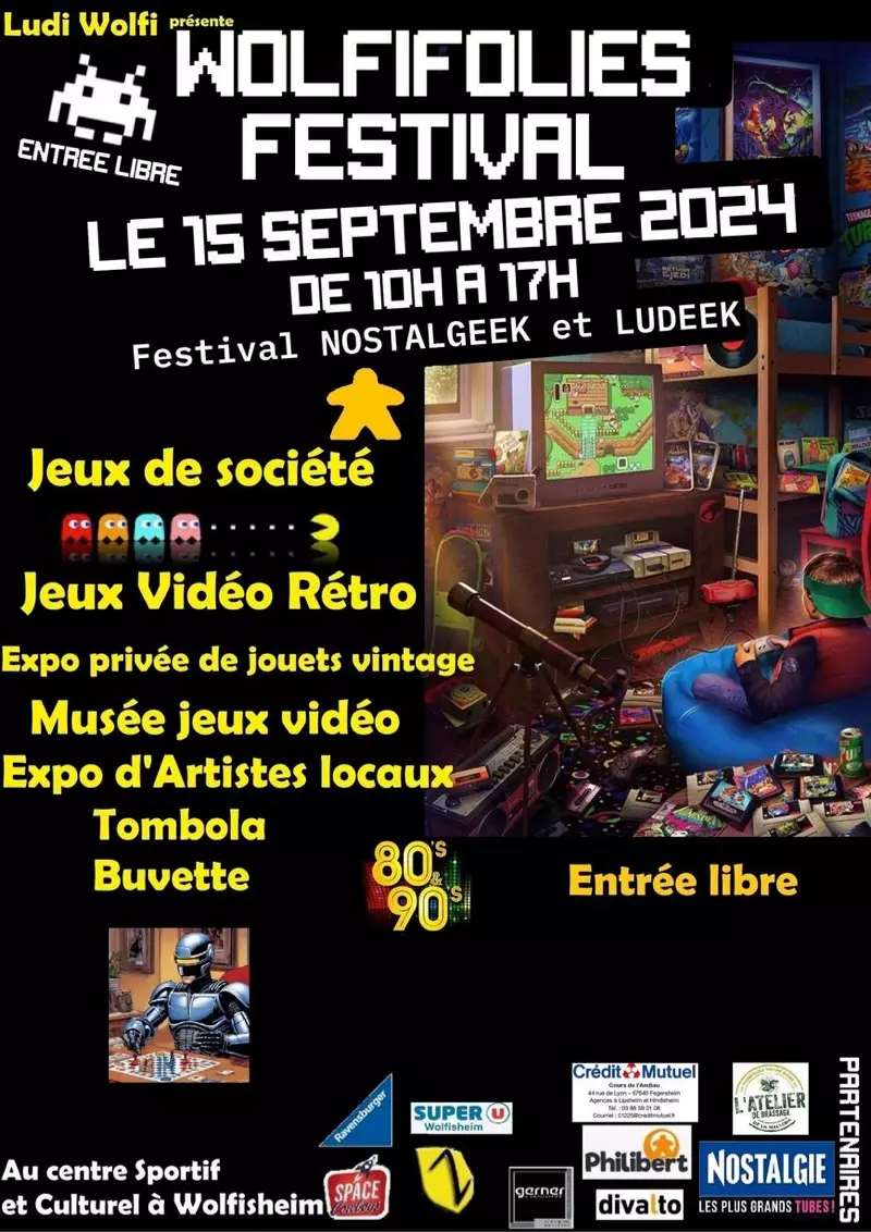 Affiche officielle Wolfifolies festival 2024