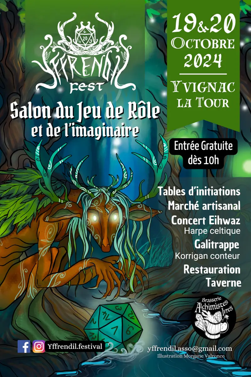 Affiche officielle Yffrendil Fest 2024