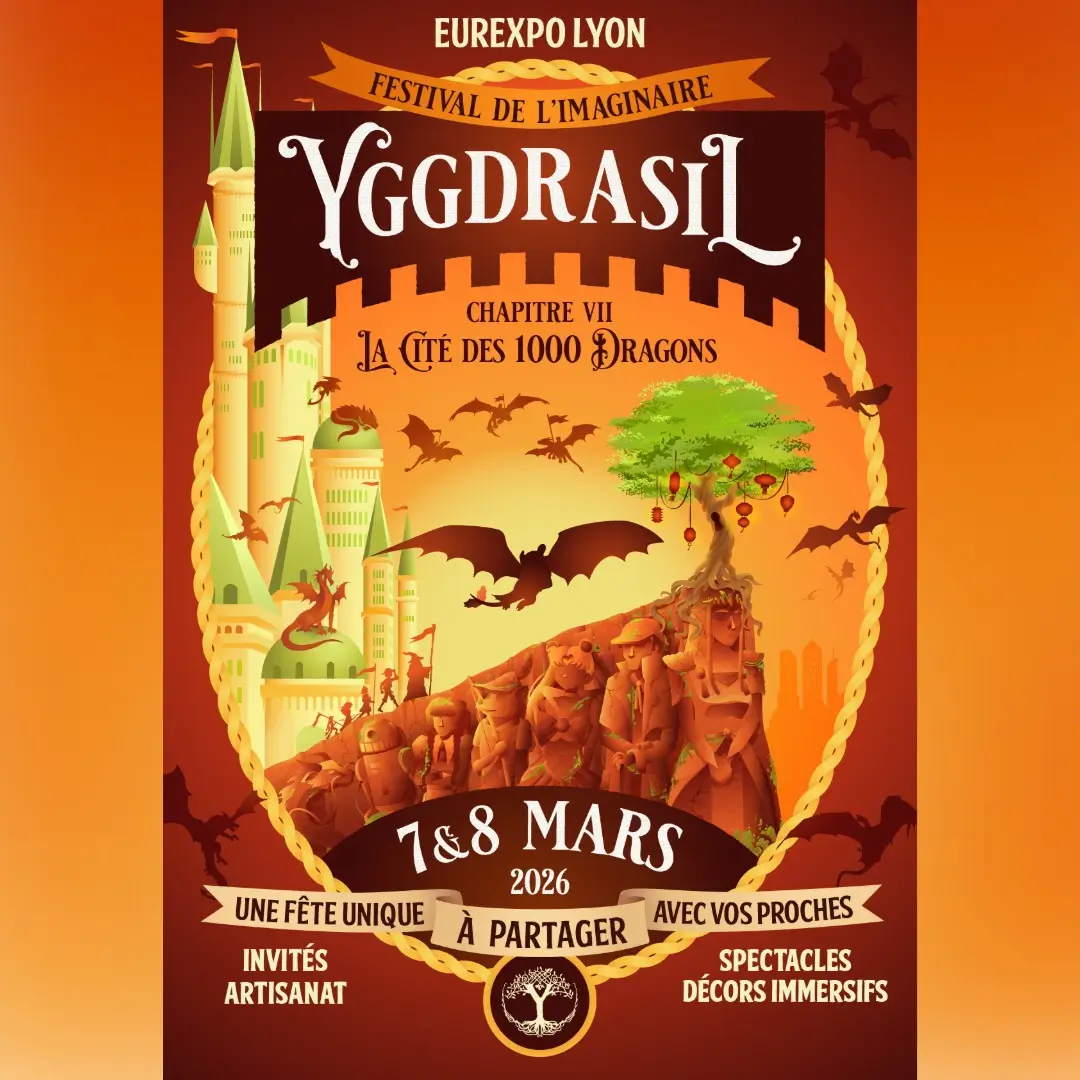 Affiche officielle Yggdrasil, Festival de l'Imaginaire 2026