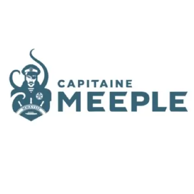 Logo Capitaine Meeple, maison d'édition de jeux de société - Atlas ludique de Subverti