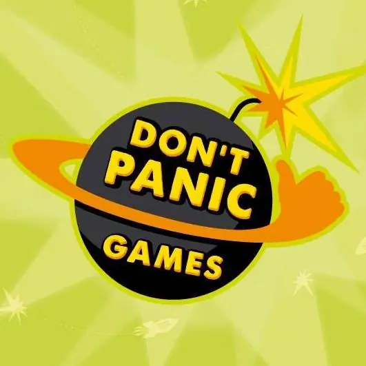 Logo Don't panic games, Ã©diteur de jeux de sociÃ©tÃ©, France