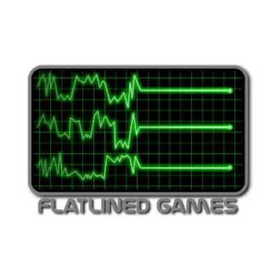 Logo Flatlined Games, board game publisher, Belgium