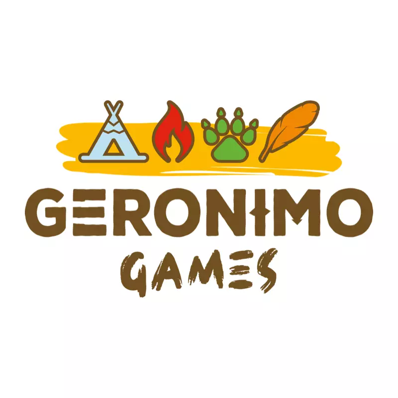 Logo Geronimo Games, maison d'édition de jeux de société - Atlas ludique de Subverti