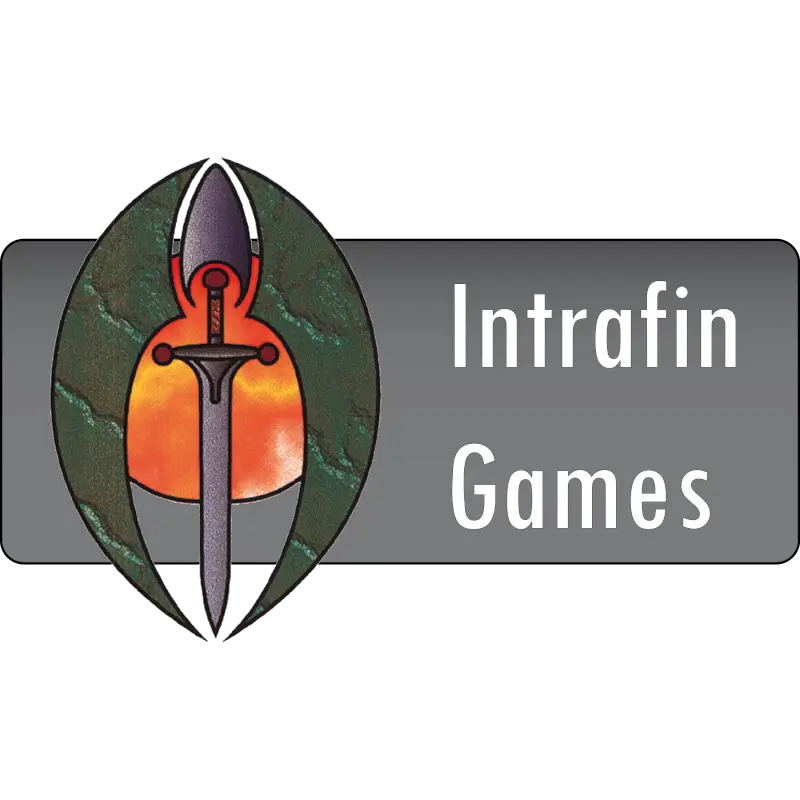 Logo Intrafin Games, maison d'édition de jeux de société - Atlas ludique de Subverti