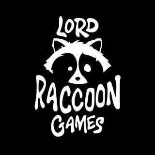 Affiche éditeur Lord Racoon Games, éditeur de jeux de société, France