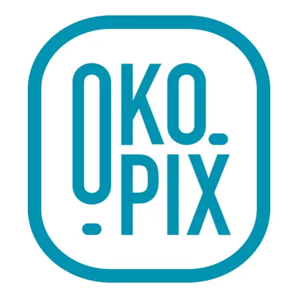 Logo Okopix, Ã©diteur de jeux de sociÃ©tÃ©, France