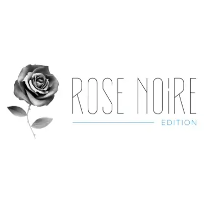 Logo Rose Noire Edition, Ã©diteur de jeux de sociÃ©tÃ©, France