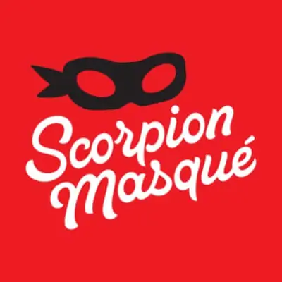 Affiche Ã©diteur Scorpion MasquÃ©, Ã©diteur de jeux de sociÃ©tÃ©, Canada