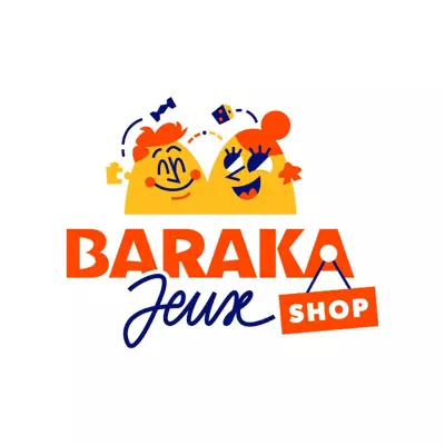 Logo Baraka Jeux Shop, boutique de jeux de société, France