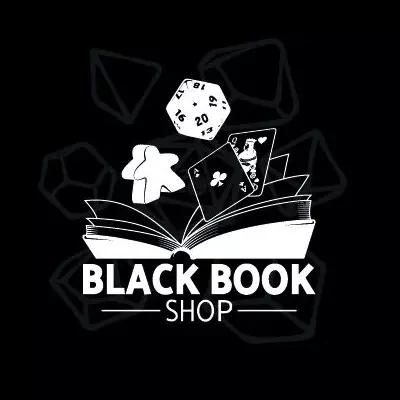 Logo Black Book Shop, boutique ludique, France