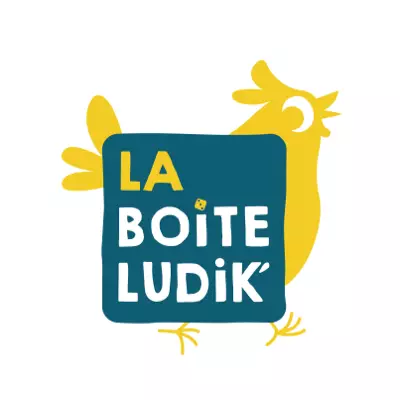 Logo La Boîte LudiK, boutique ludique, France